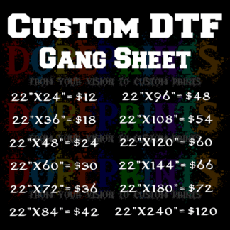 DTF Gang Sheet (Build A Gang Sheet)