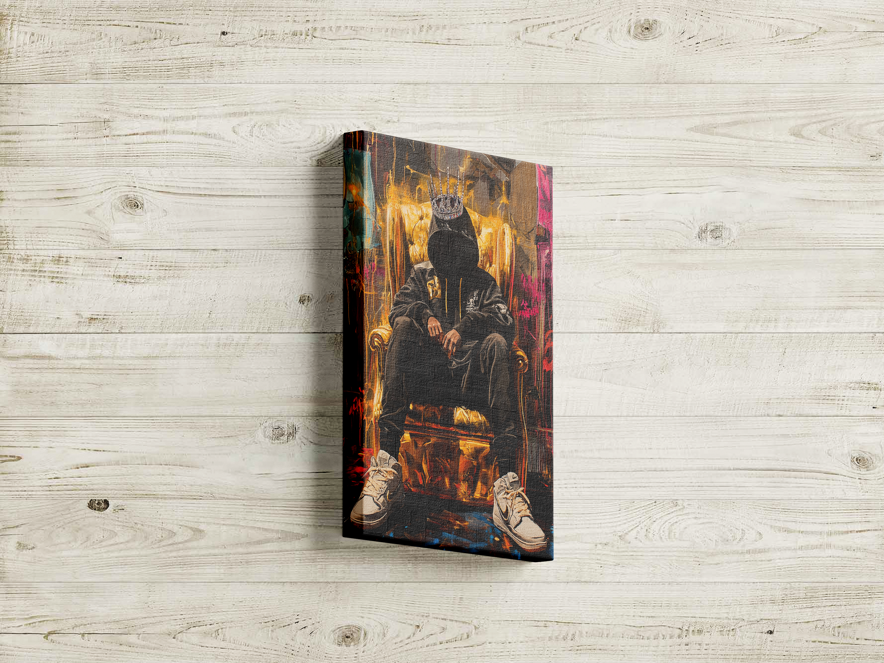Black Throne Canvas Photo