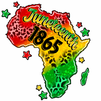 Juneteenth African Map - DTF Transfers