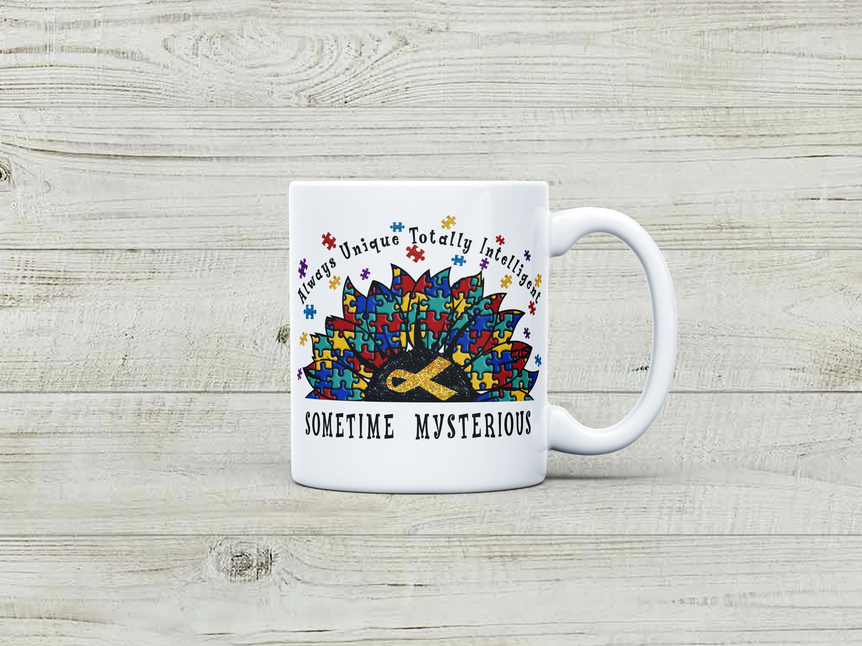 Autism Awareness Mug: AUTI