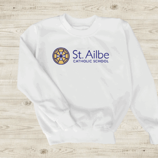 St. Ailbe Sweatshirt White